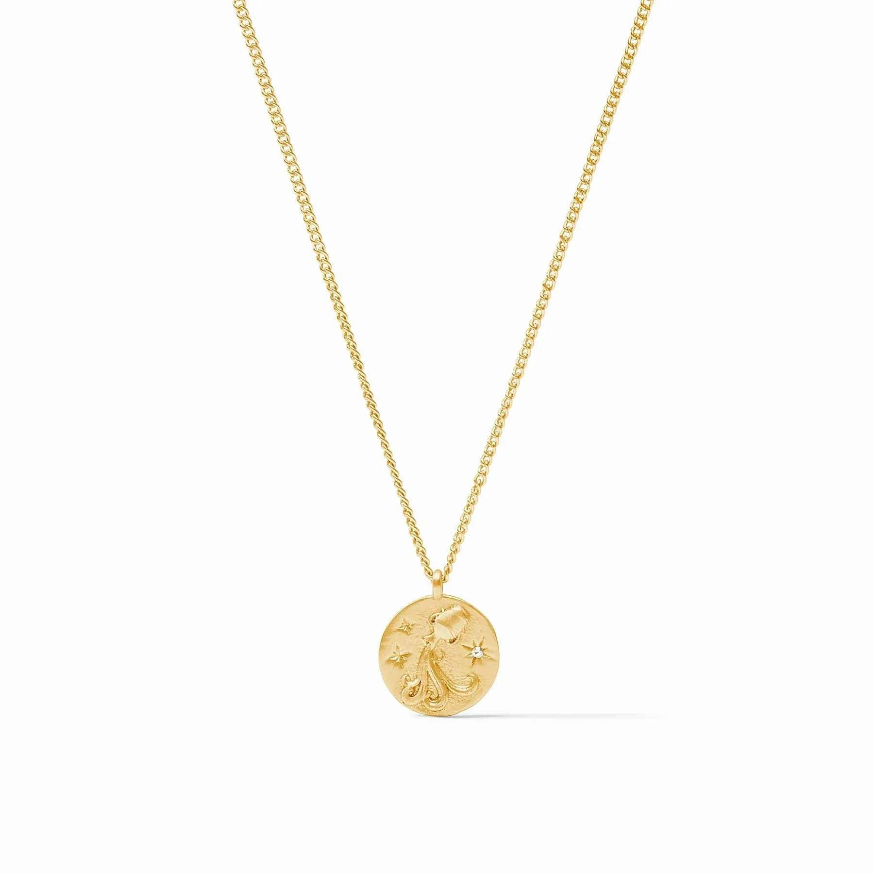 Julie Vos Zodiac Delicate Necklace - Aquarius