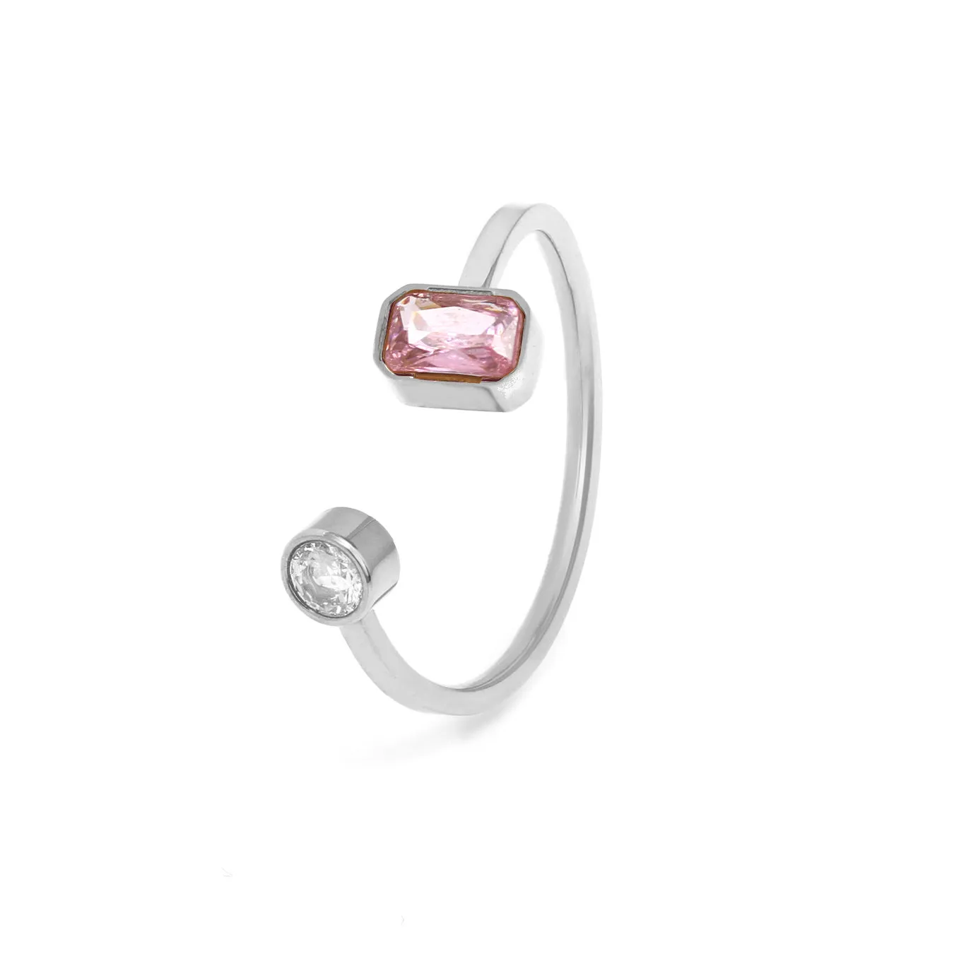 June Pearl Birthstone Ring - Silver