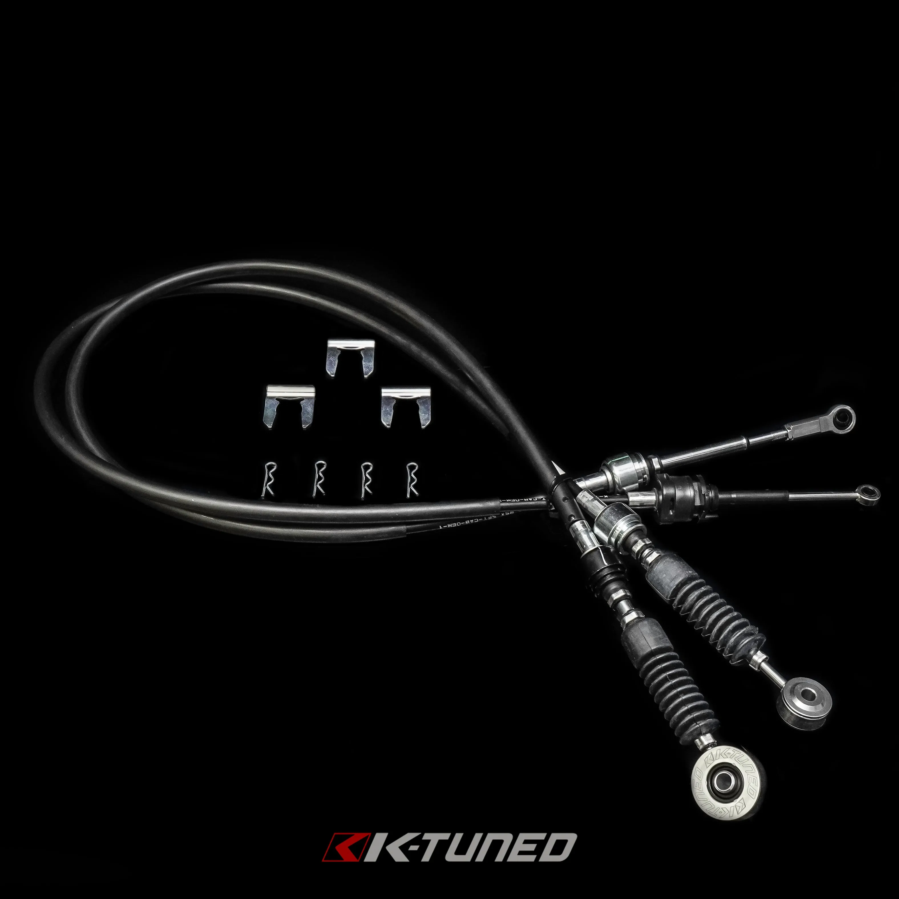 K-Tuned Shifter Cables RSX Style - OEM Spec w/Spherical Bushing - SFT-CAB-OEM