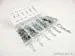 Katzco 150 Pieces Cotter Pin - Heavy Duty Zinc-Plating Steel Hair Pins - for Cars