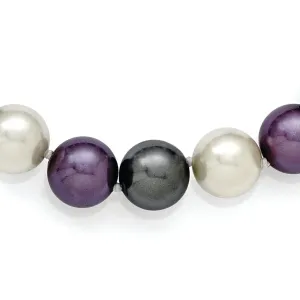 Majestik Multi and color Shell Pearl Necklace