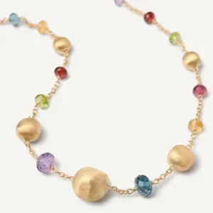 Marco Bicego Africa 18k Gold Gemstone Necklace Short