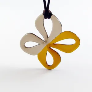 Mariposa Glass Pendant - Amber