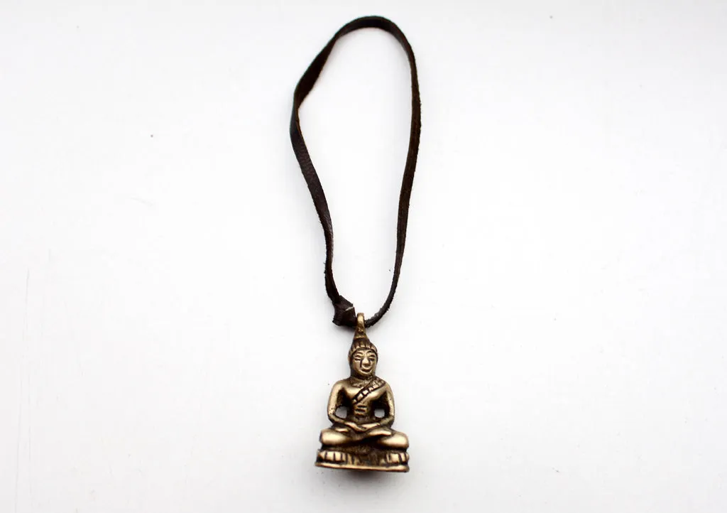 Mini Brass Buddha Locket Pendant