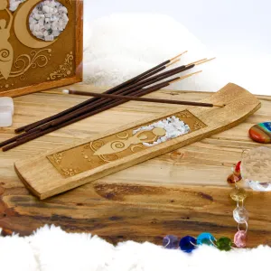 Moon Goddess Moonstone Incense Holder