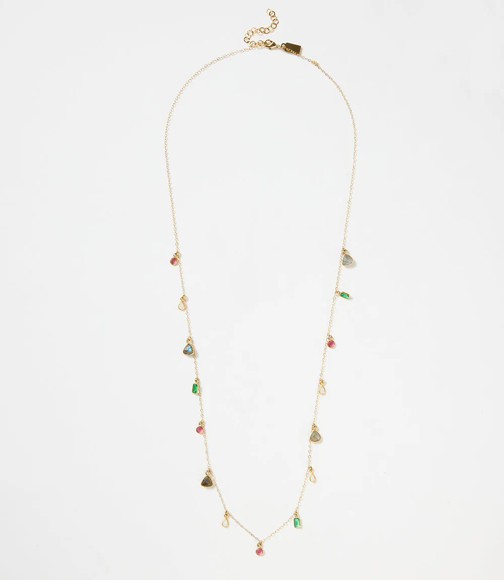 Multicolor Gemstone Necklace