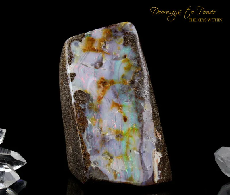 Mystical Opal Meditative Light Crystal Altar Stone