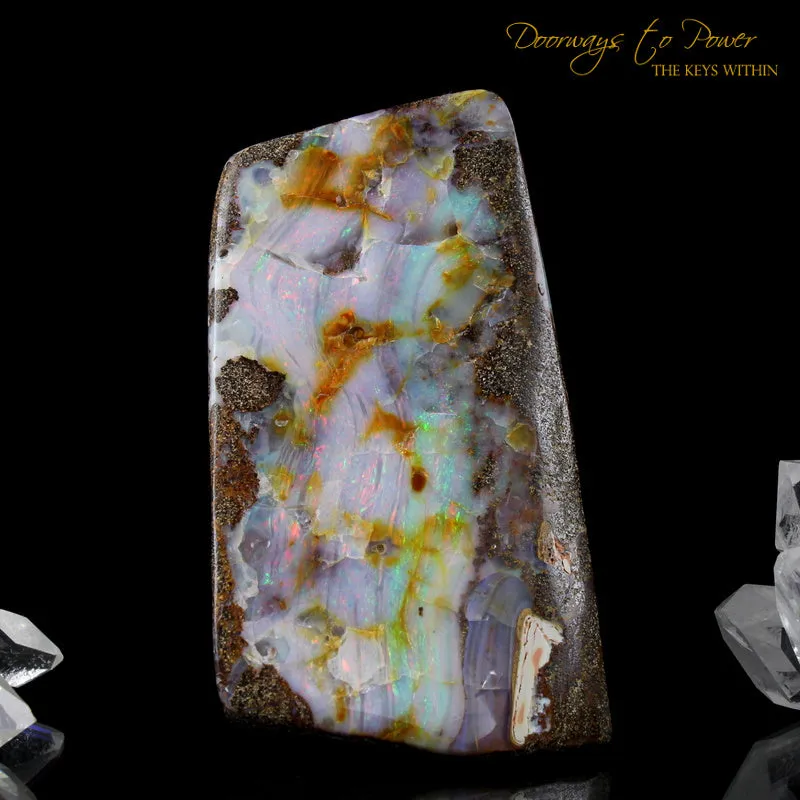 Mystical Opal Meditative Light Crystal Altar Stone