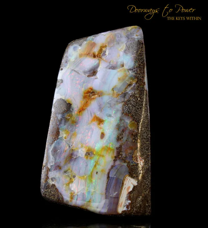 Mystical Opal Meditative Light Crystal Altar Stone