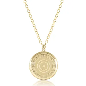 Necklace Gold - Cherish Large Gold Locket