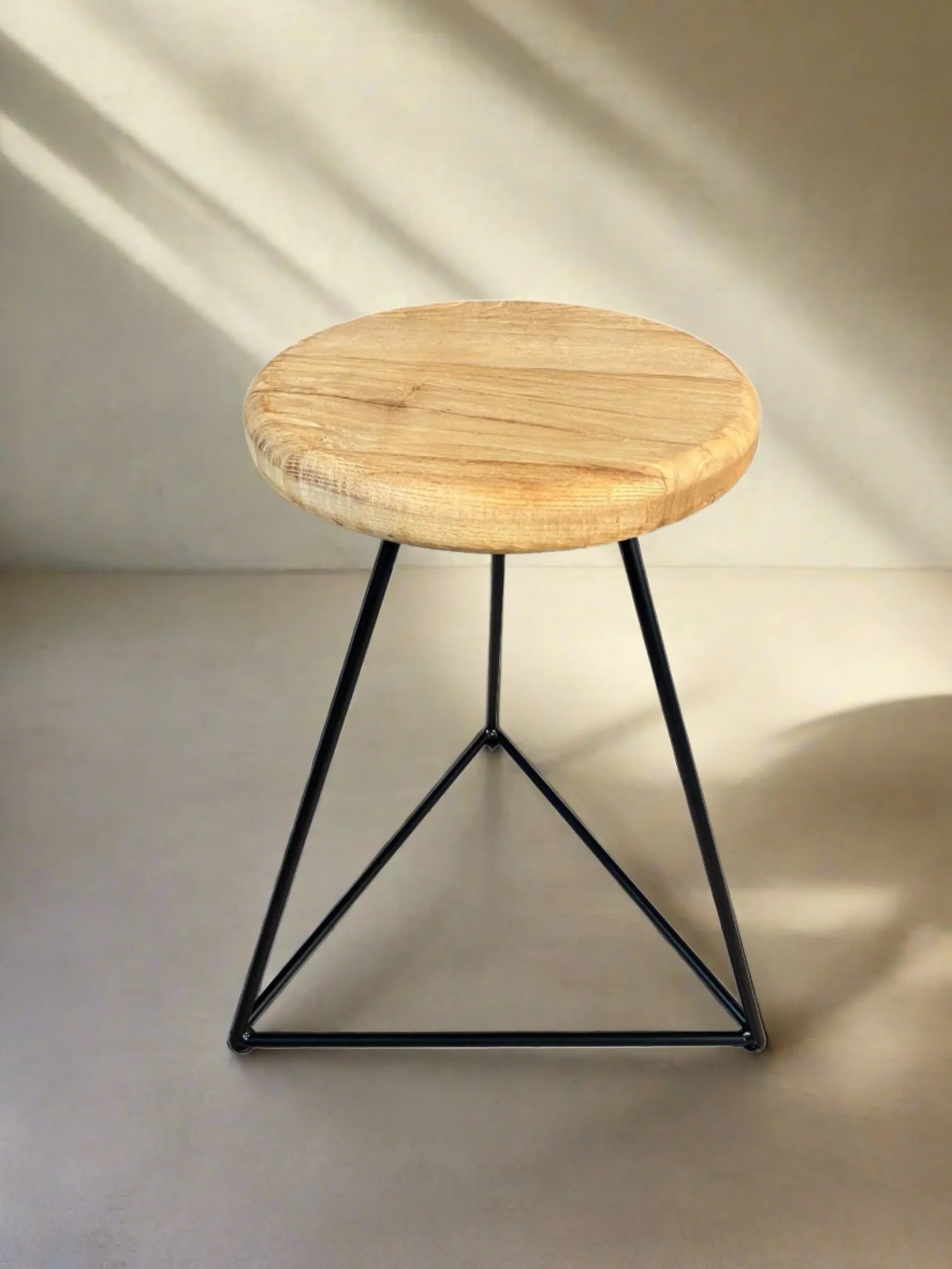 Old Barn Prism Stool - Round