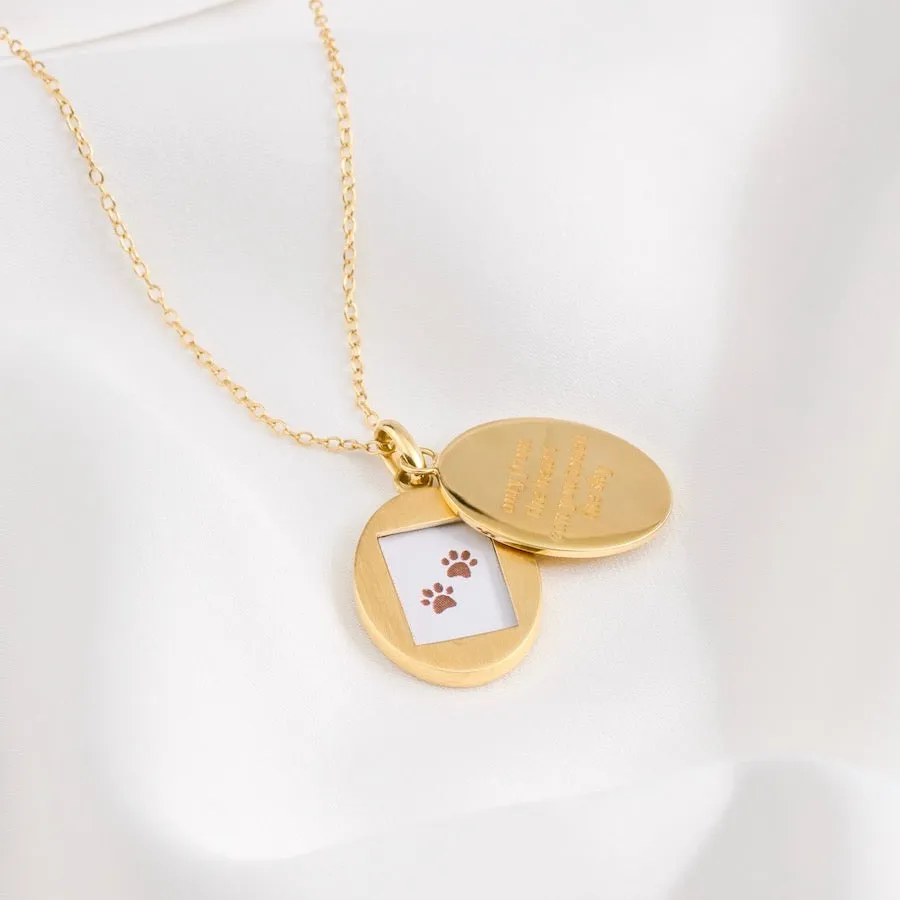 Only From The Heart 14K Gold Sterling Silver Locket Necklace