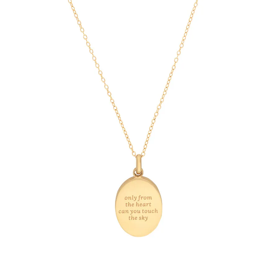 Only From The Heart 14K Gold Sterling Silver Locket Necklace