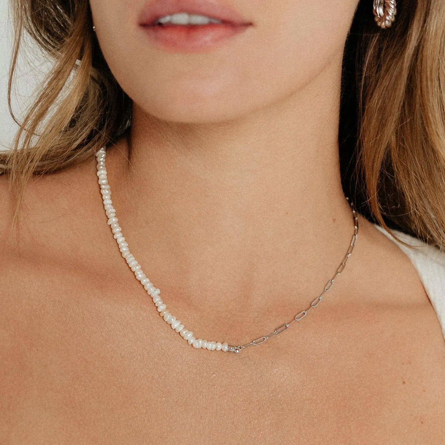 Paige Necklace (Silver)