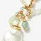 Pearl And Gemstone Cluster Necklace