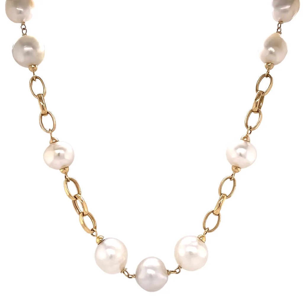 Pearl and Gold Necklace