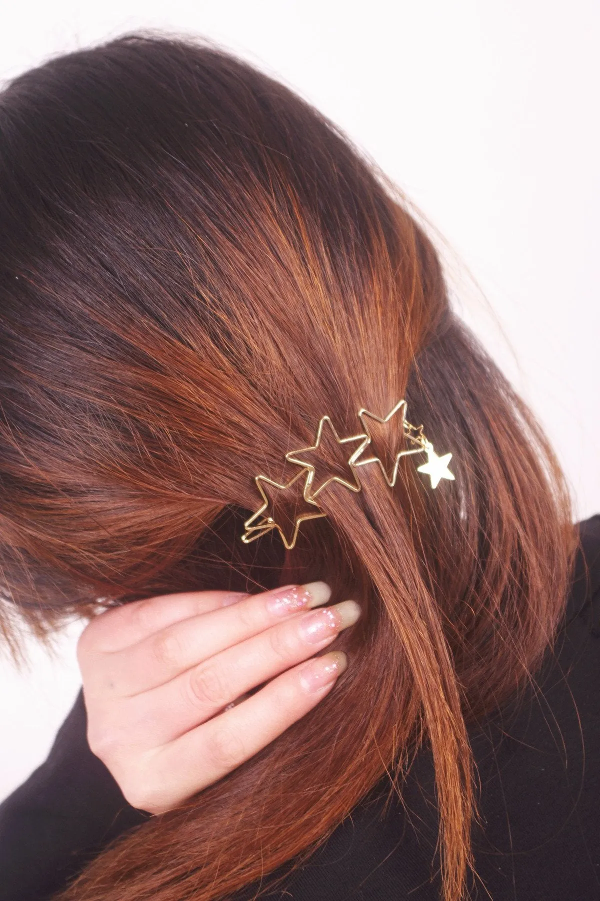 Popular Hollow Star Tassel Hairpin Hair Clips Hair Accessories