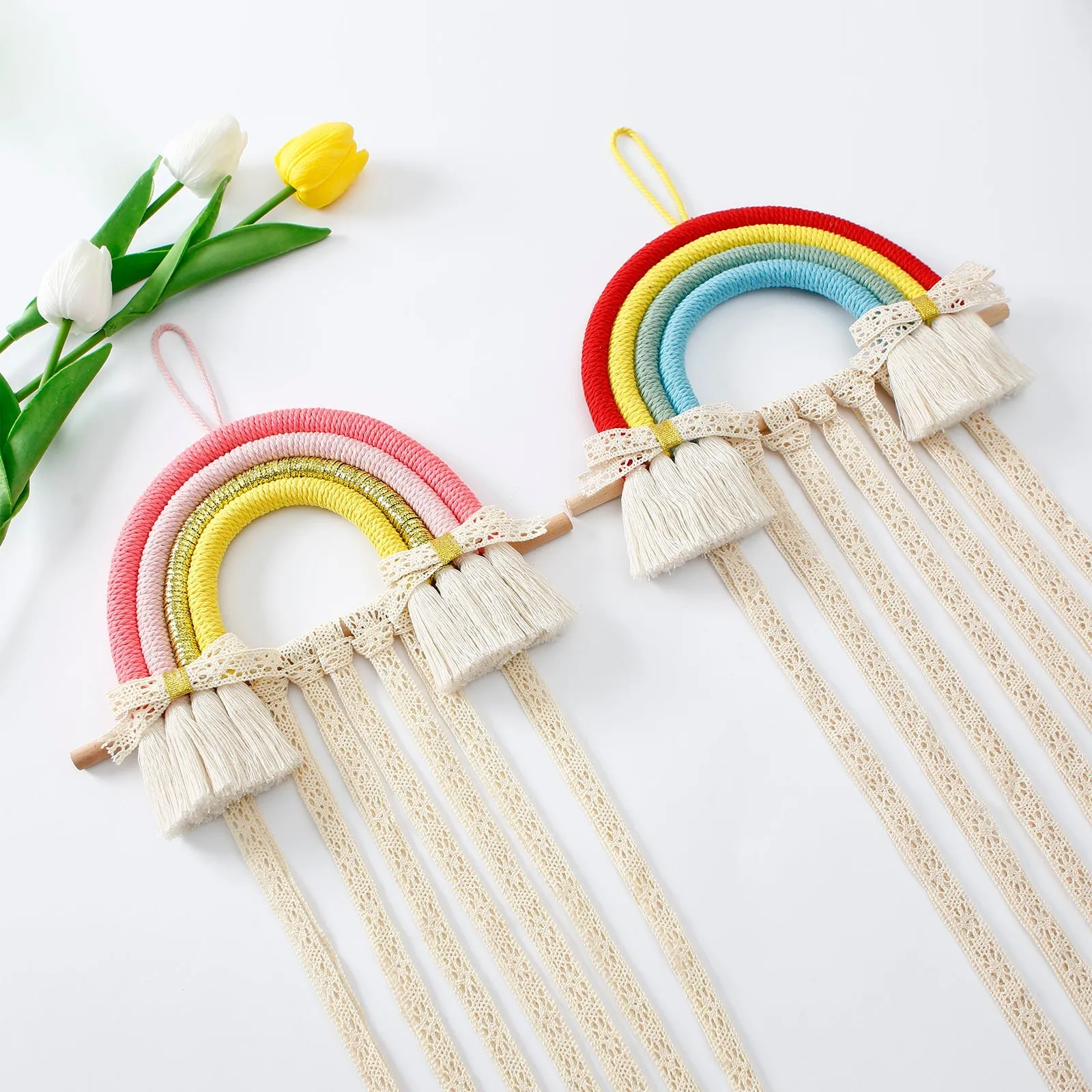 Rainbow Hairpin Display Storage Wall Decoration For Children's room