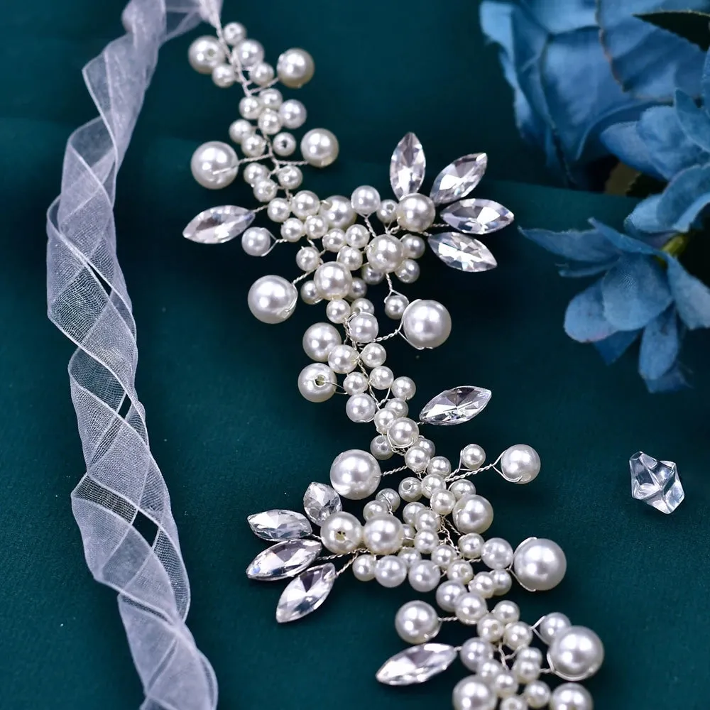 Rhinestone Bridal Headband: Elegant Wedding Hair Accessory