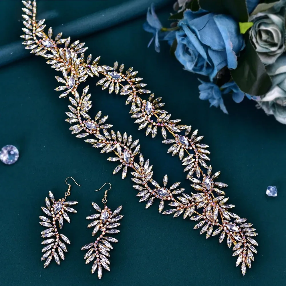 Rhinestone Bridal Headband - Wedding Hair Accessory