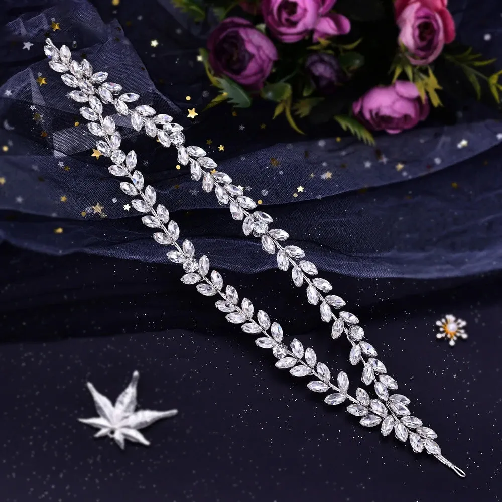 Rhinestone Bridal Headband - Wedding Hair Accessory