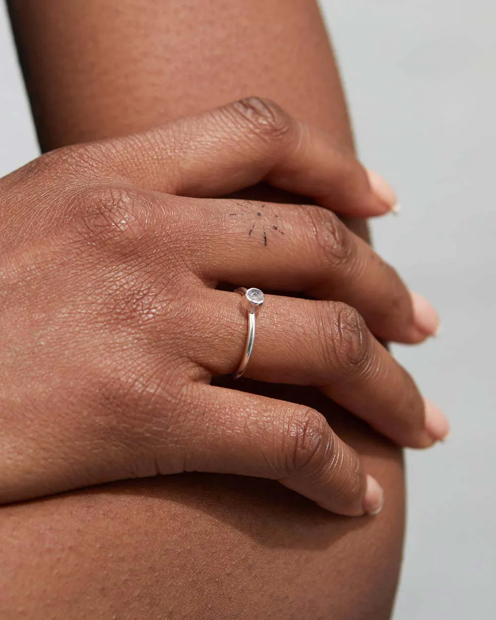 Rough Gemstones Moonstone Ring