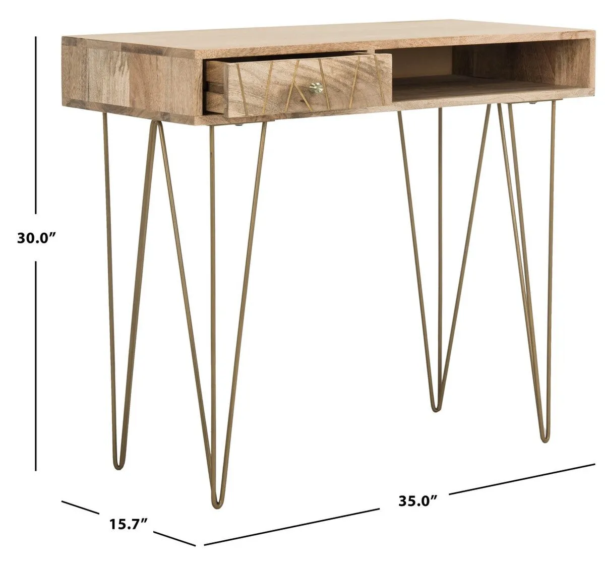 Safavieh Marigold Desk in Three Finishes DSK9001A