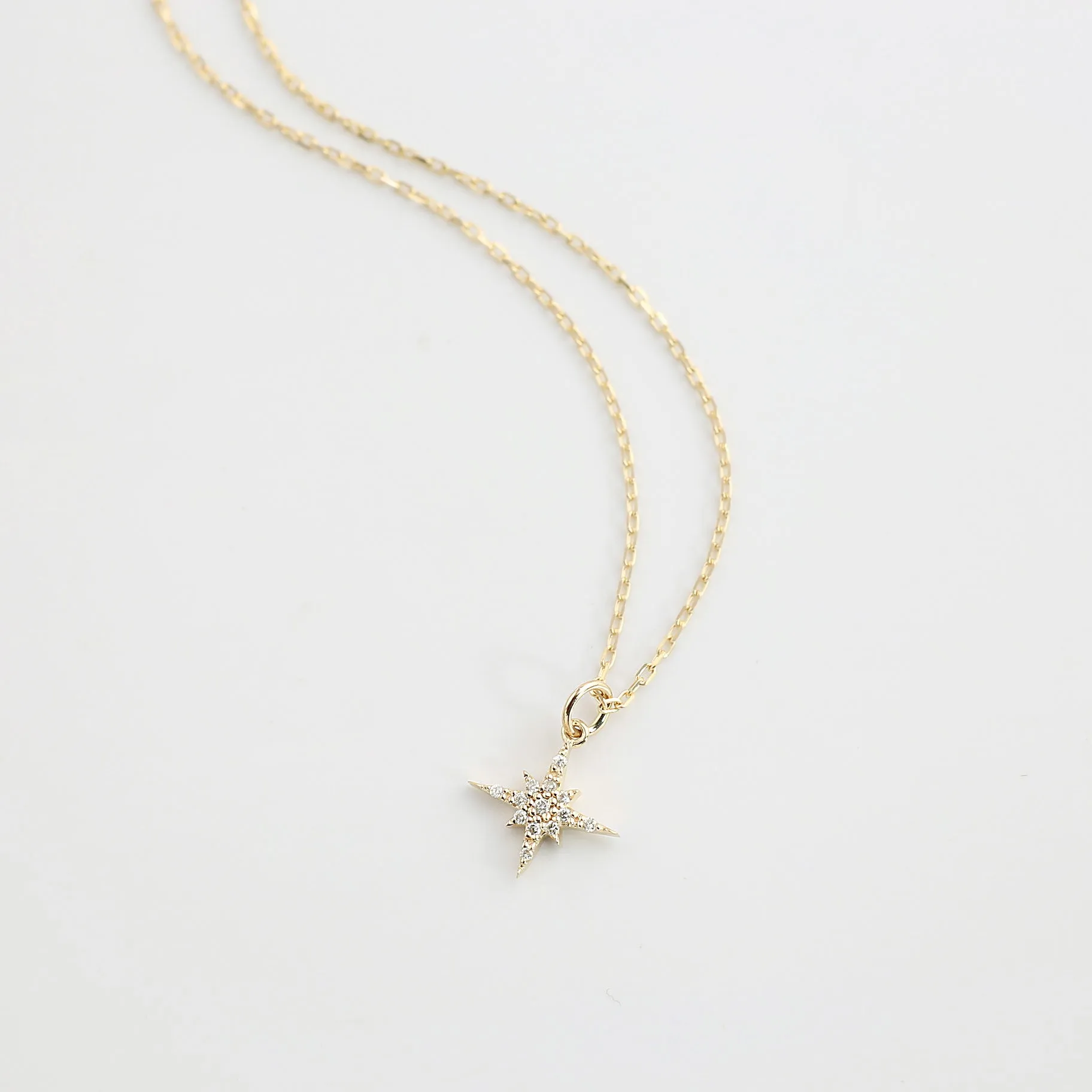 Starburst Diamond Pave Necklace (Small)