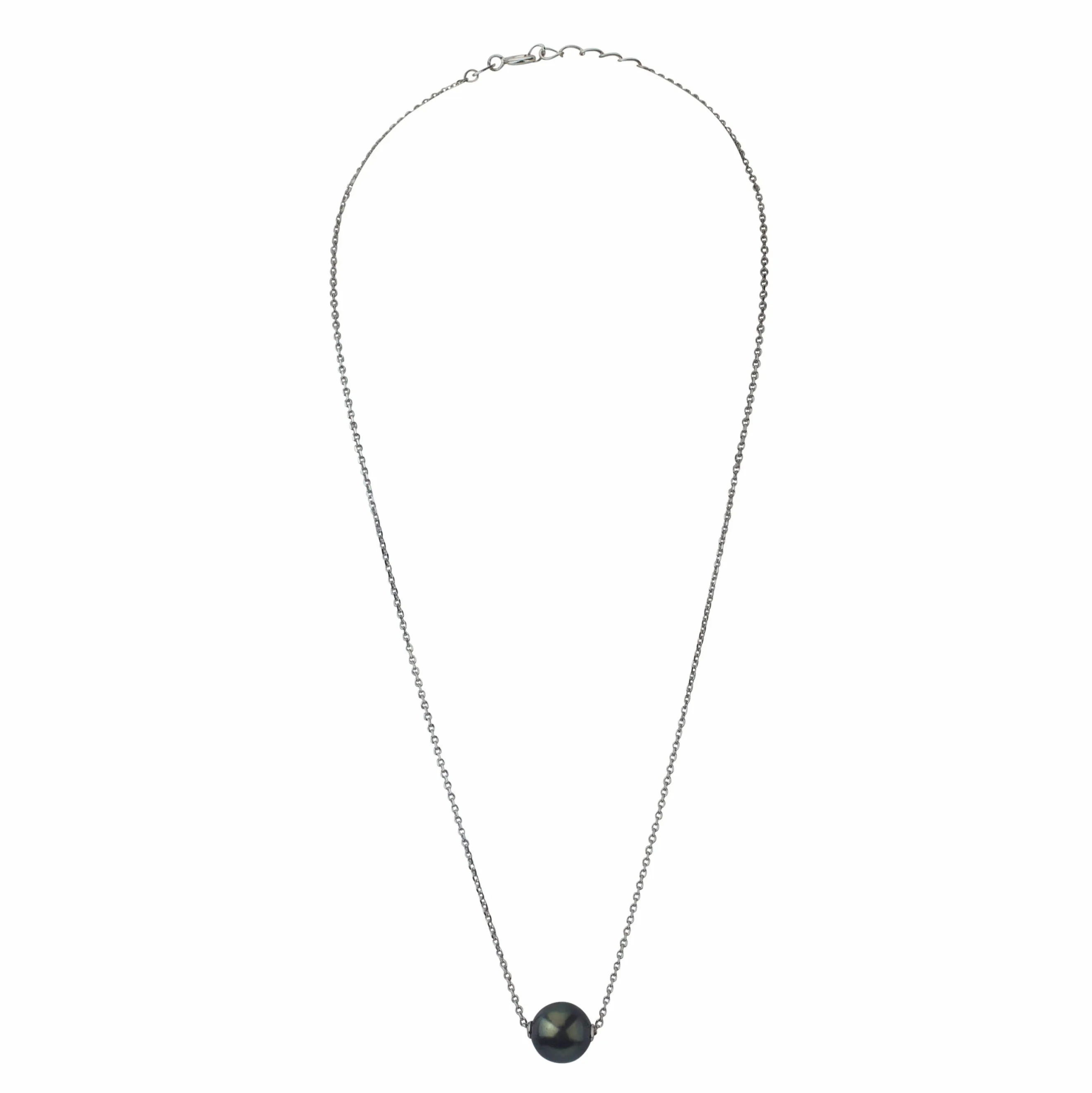 Tahitian Floating Pearl Pendant Necklace