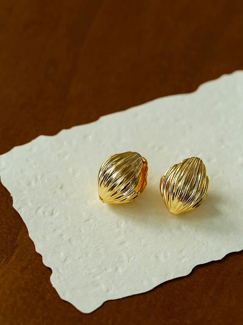 Textured Seed Earrings