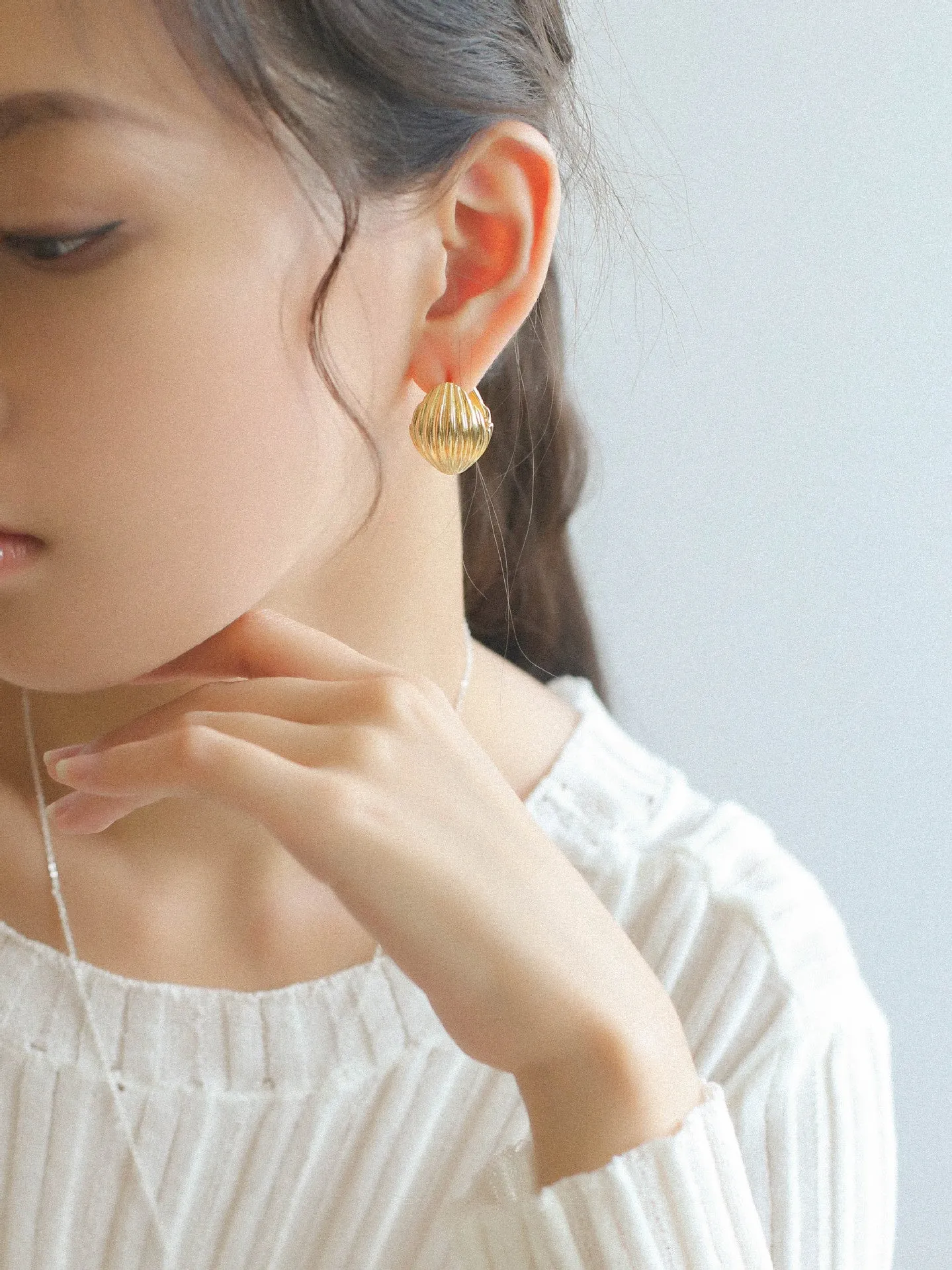 Textured Seed Earrings