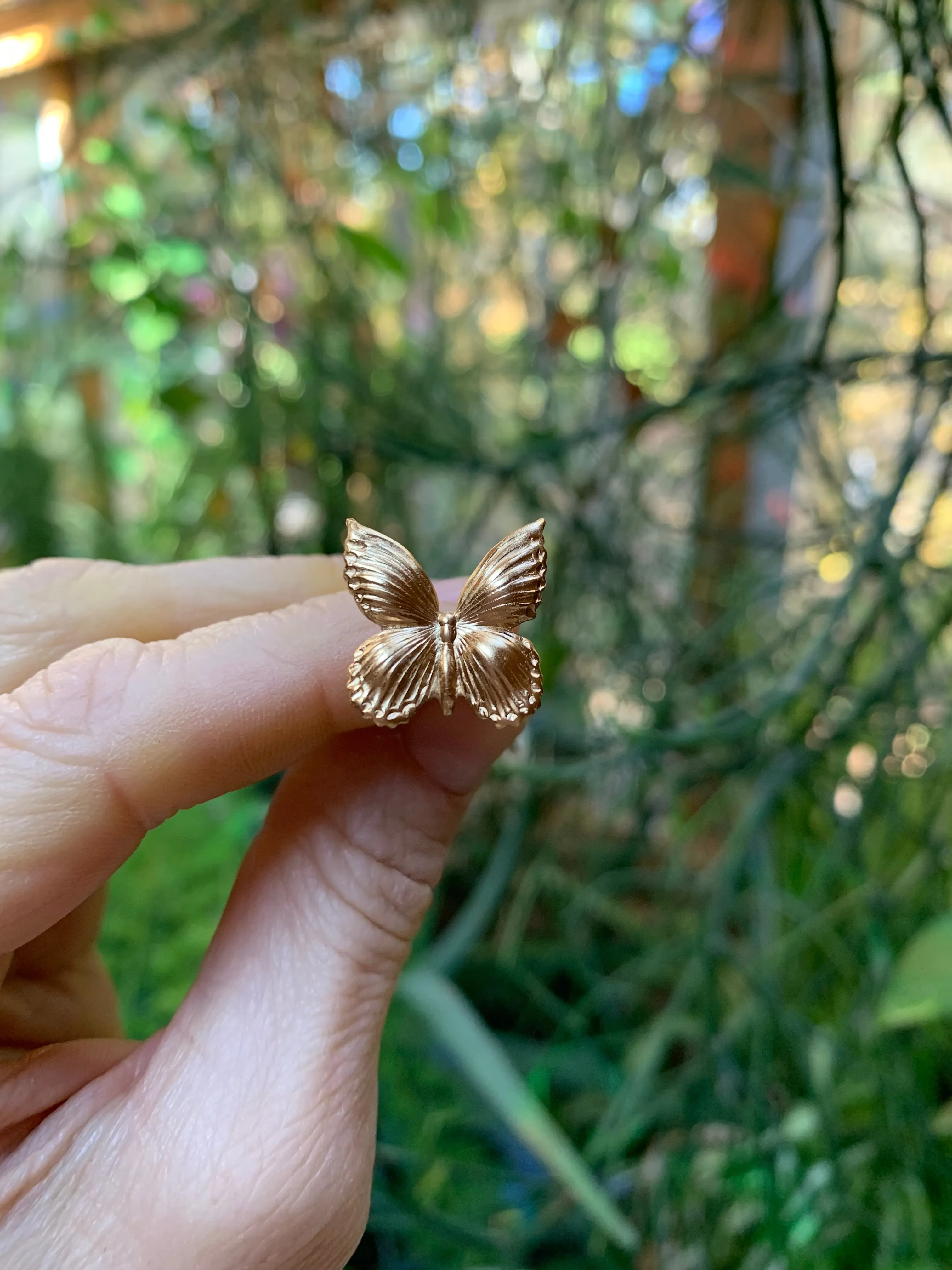 Tiny Butterfly Hair Pin - Flawed