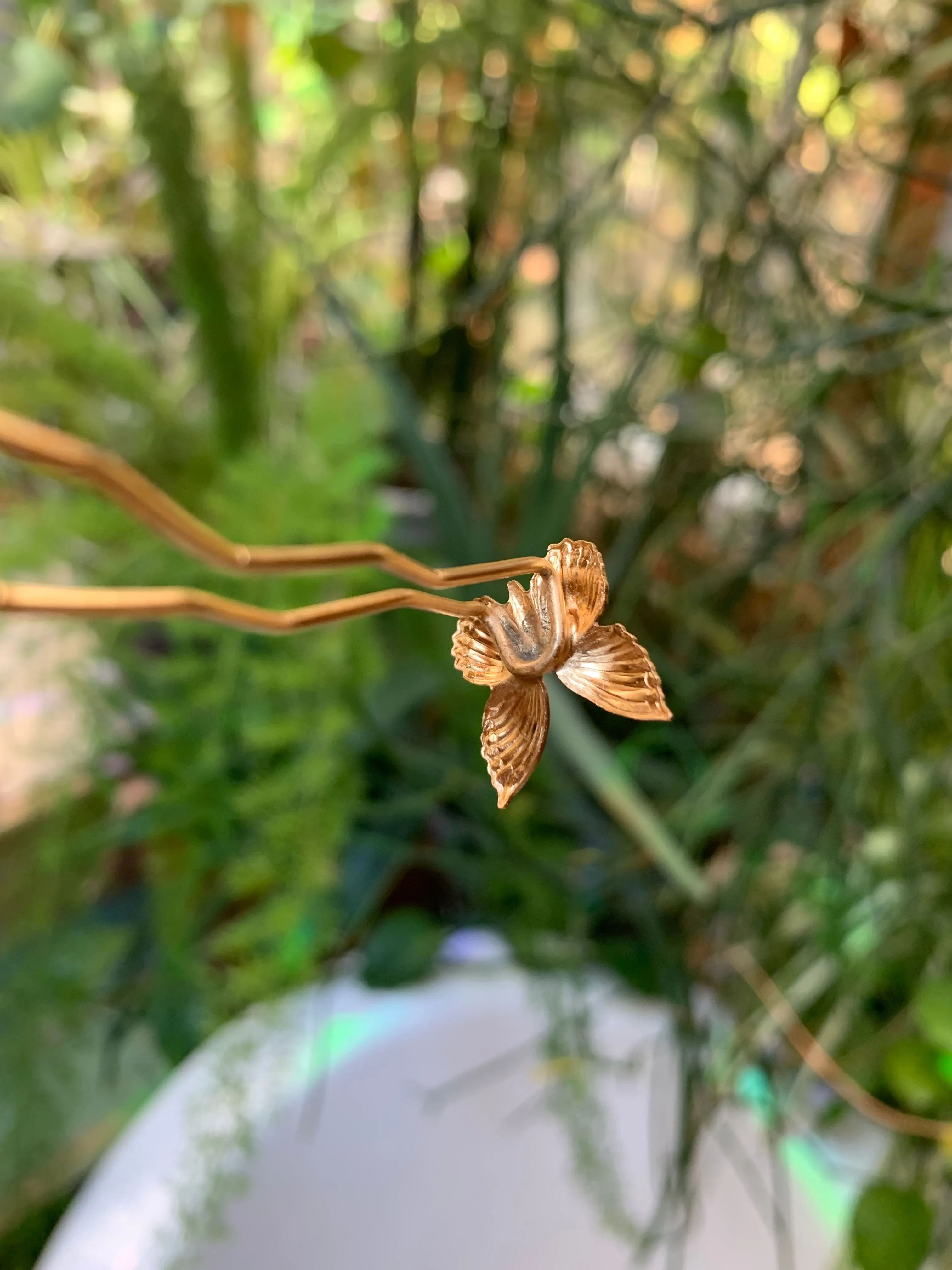 Tiny Butterfly Hair Pin - Flawed