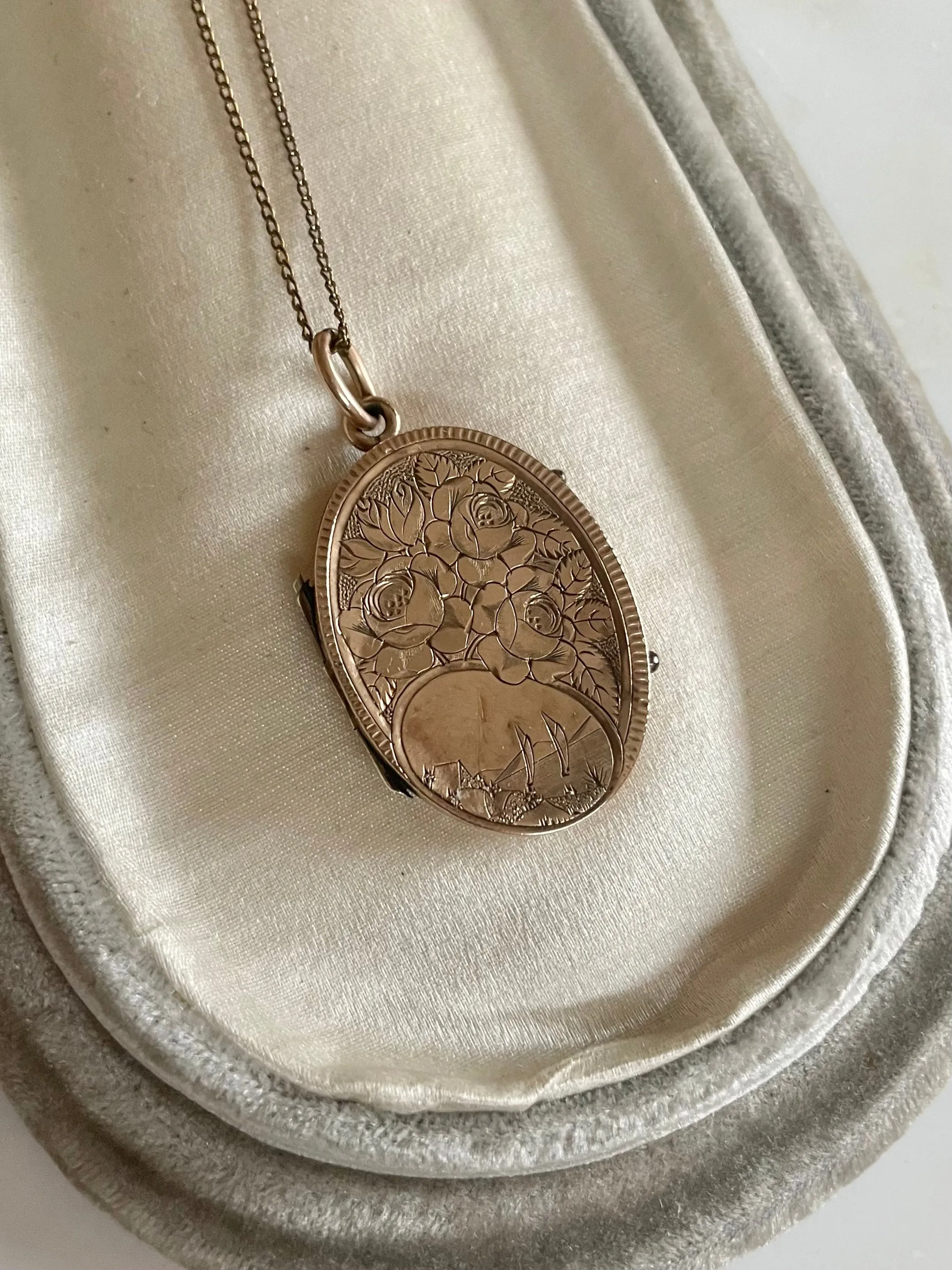 Twin Ships Victorian Locket