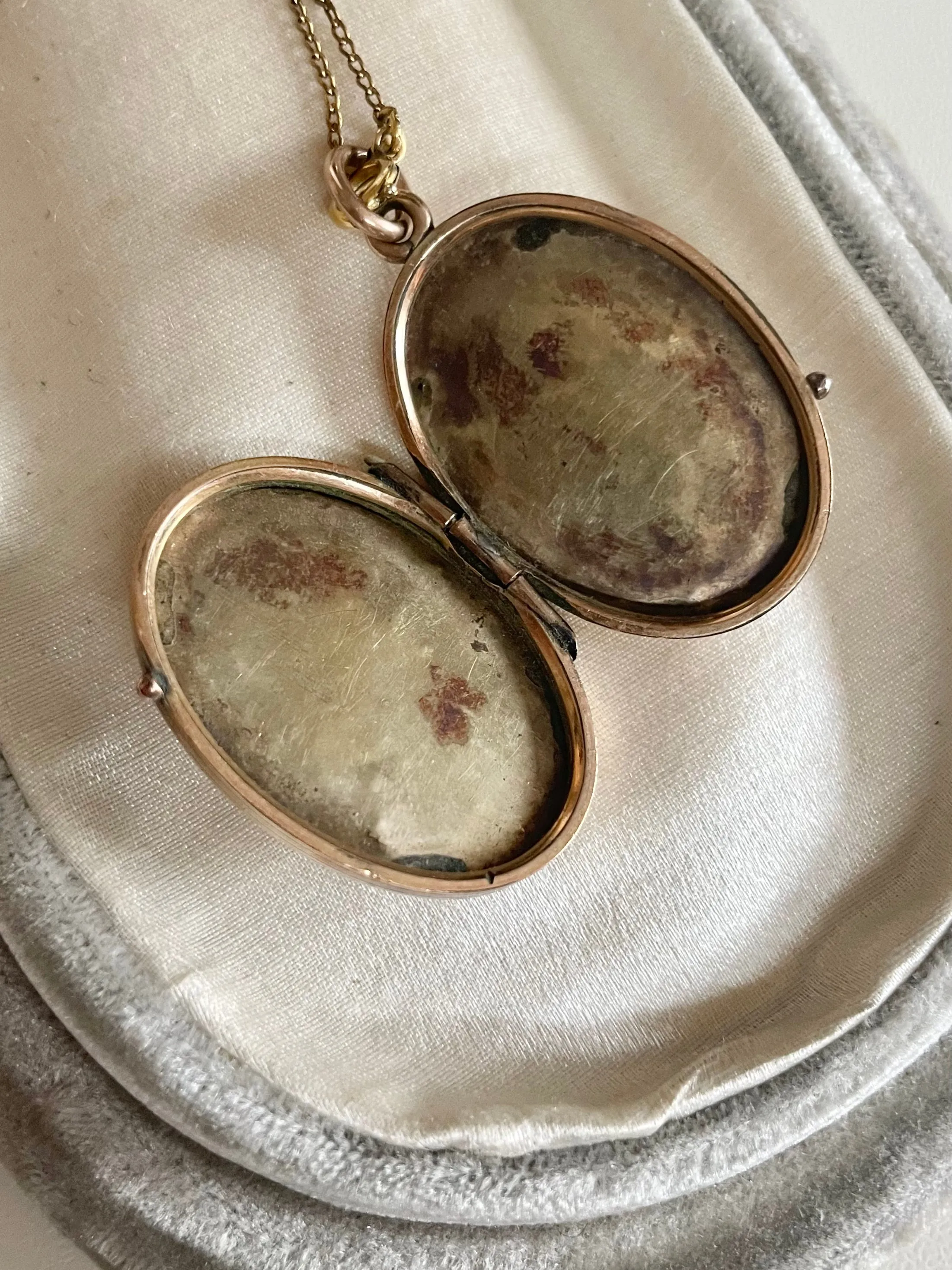 Twin Ships Victorian Locket