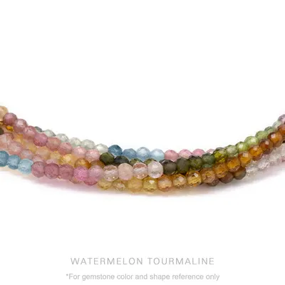 'Wrap' Gemstone Mini Hammered Disc Station Necklace